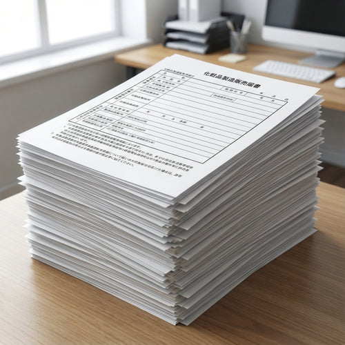 化粧品製造販売届 / 2件目以降の届出ファイル量産